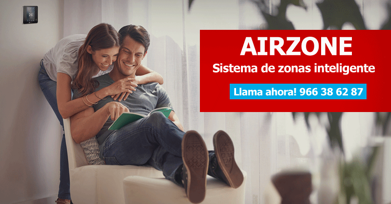 Airzone sistema de zonas inteligente Alicante